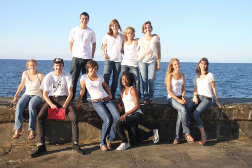 Havana Students on the Malecon